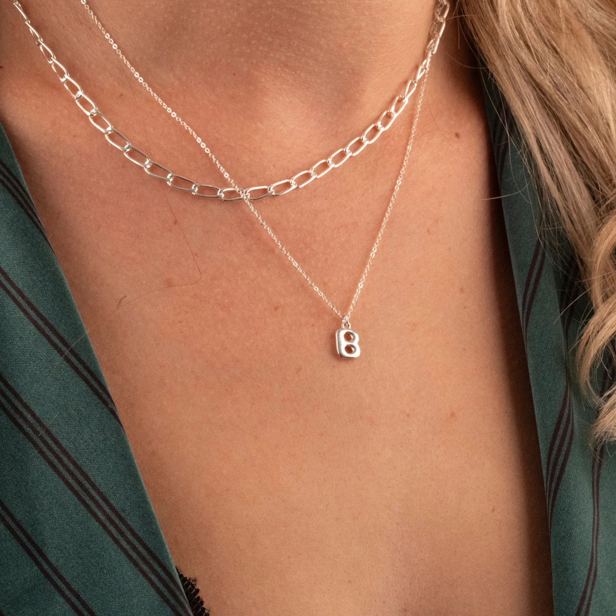 Silver Small Orbit Necklace sold by RG product image thumbnail 4