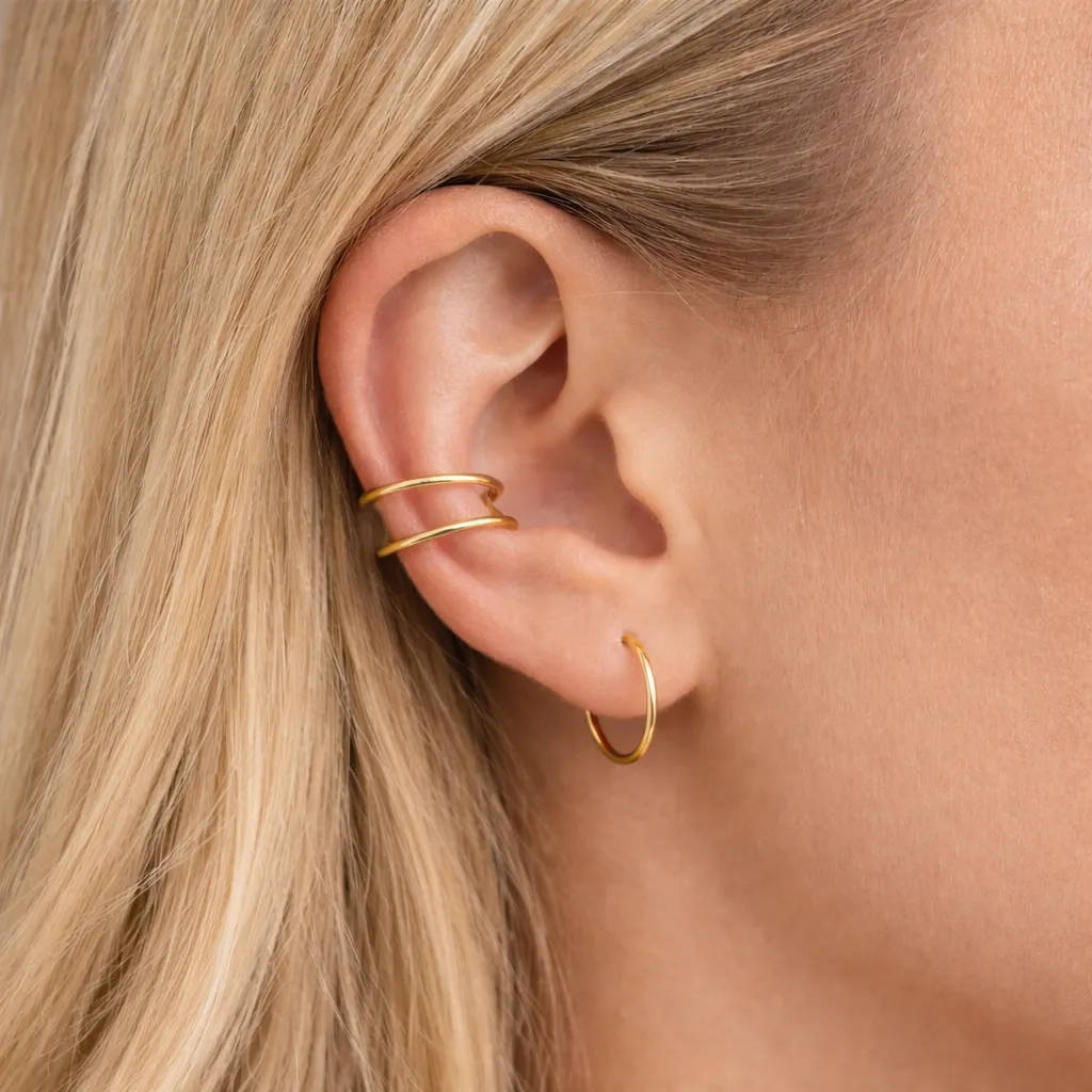 Double Bar Ear Cuff sold by RG product image thumbnail 2