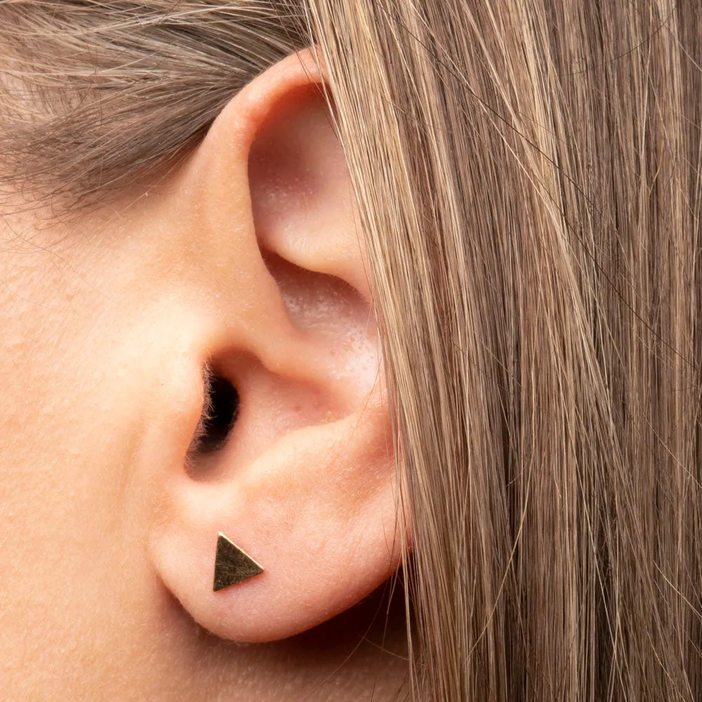 Gold Filled Triangle Studs sold by RG product image thumbnail 2