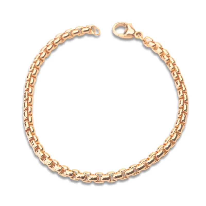 Gold Filled Round Box Bracelet sold by RG