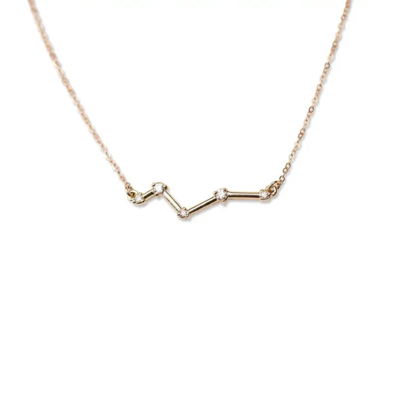 14k Diamond Constellation Necklace sold by RG