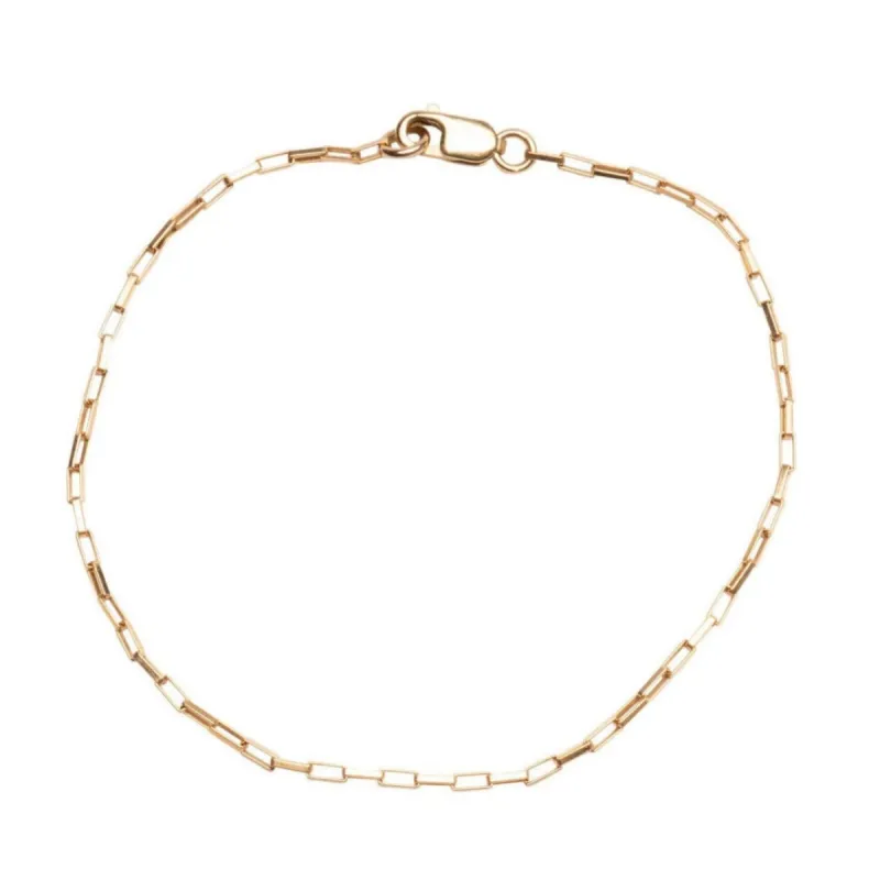 Gold Filled Thin Box Bracelet sold by RG