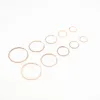 Rose Gold Endless Hoops sold by RG