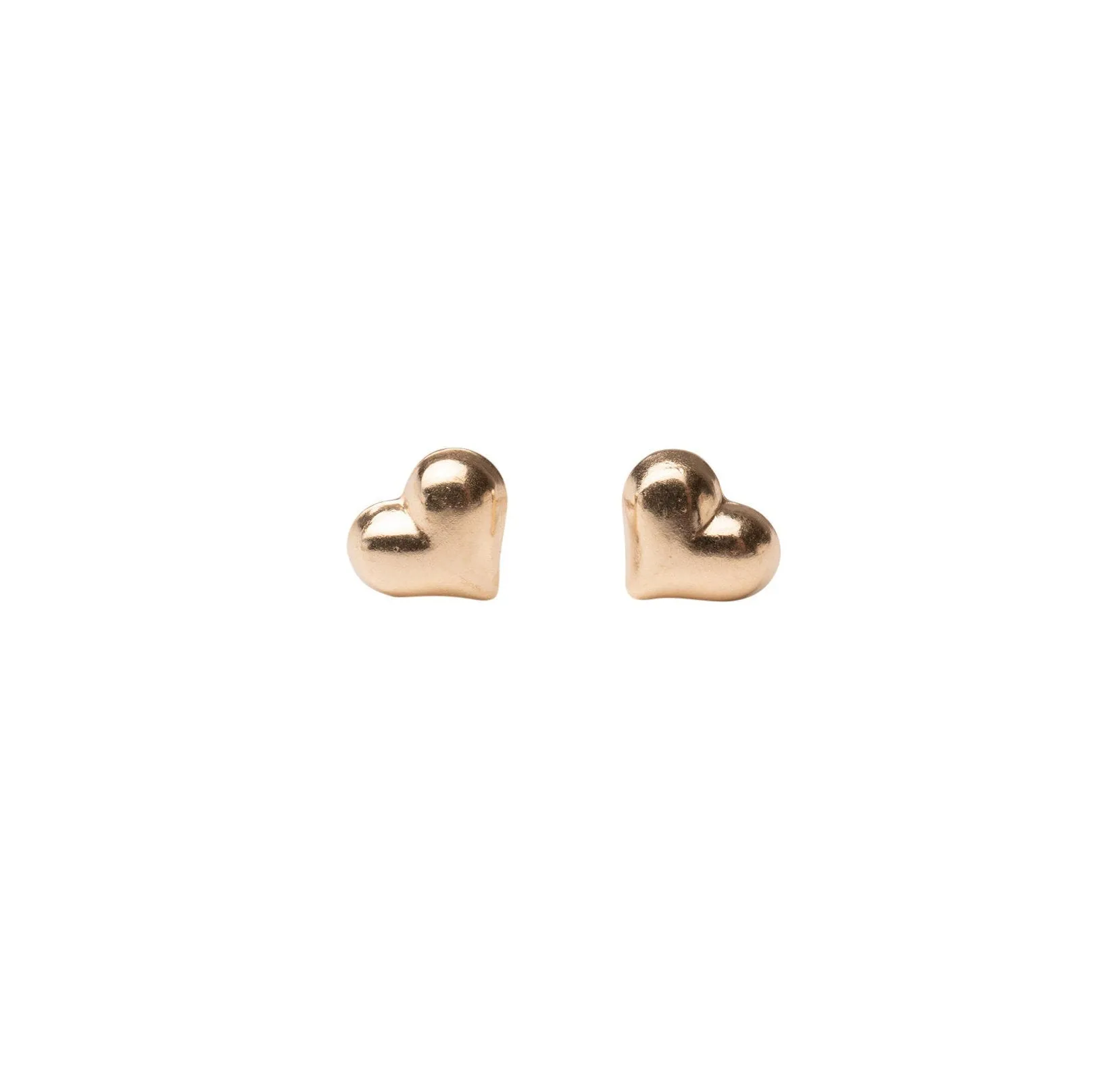 Gold Filled Puffy Heart Studs sold by RG