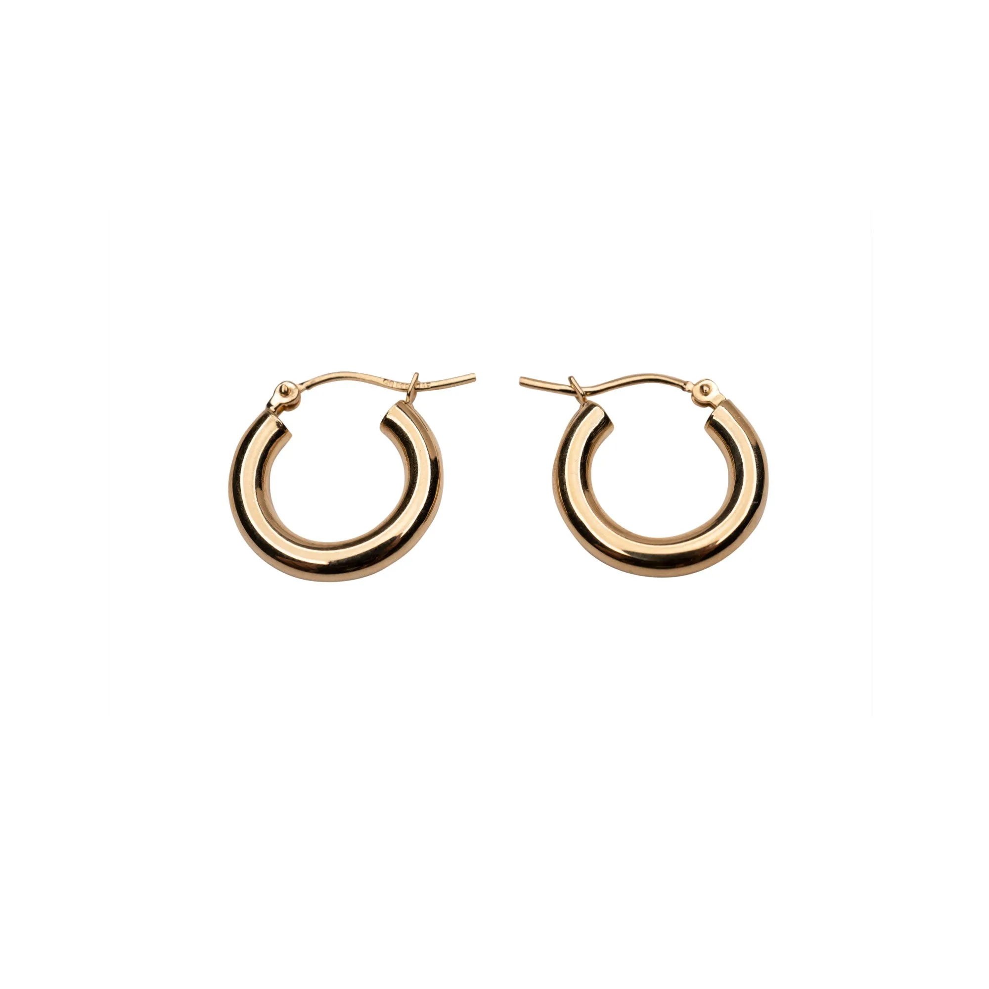 14K 3mm Hoop Earrings sold by RG