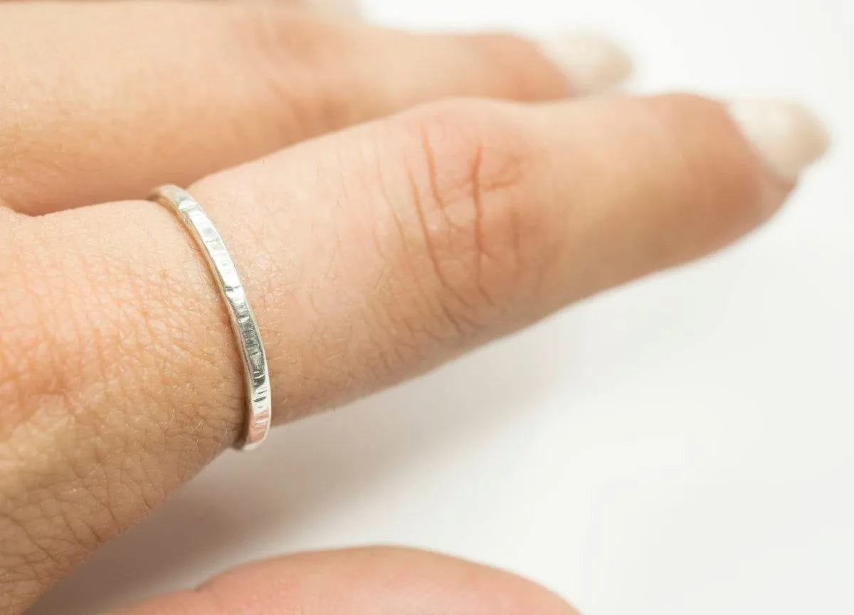 Silver Stackable Ring Set of 3 sold by RG product image thumbnail 2