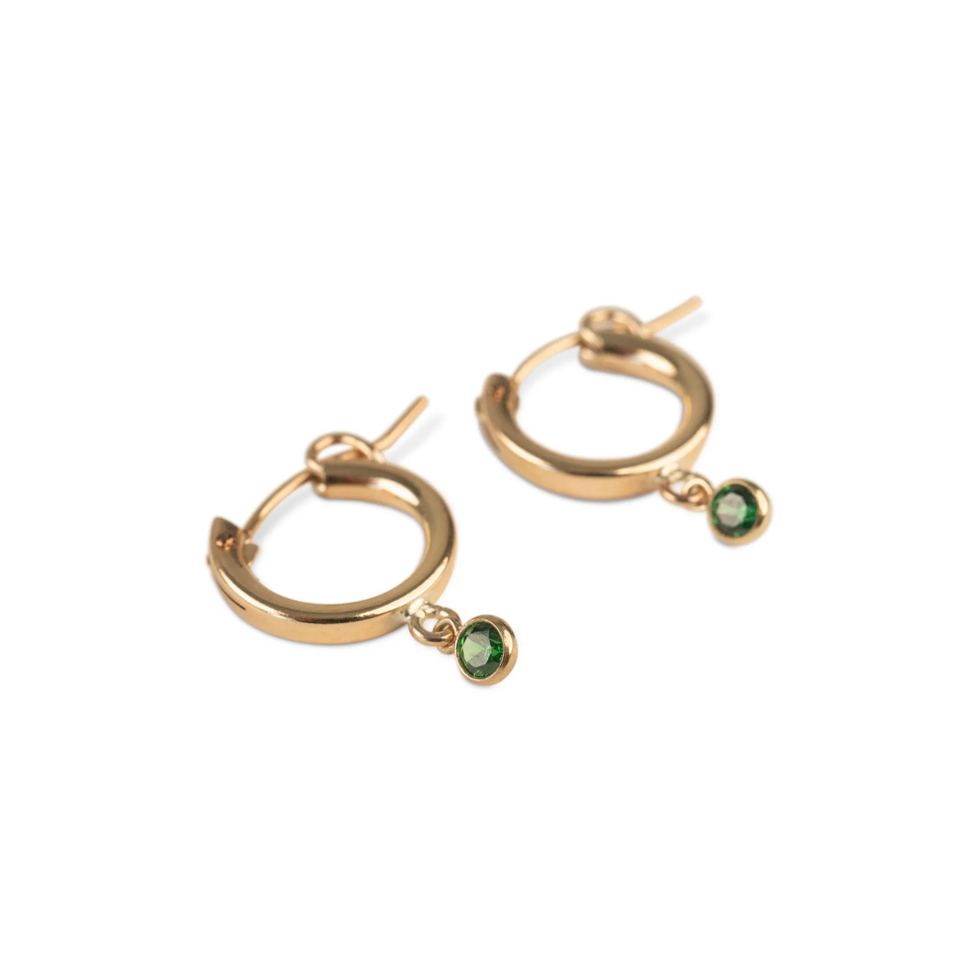 Gold Filled Crystal Clasp Hoops sold by RG product image thumbnail 4