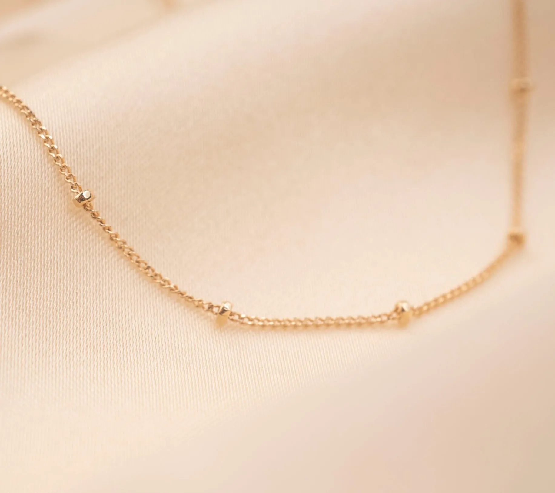 14k Gold Satellite Necklace sold by RG product image thumbnail 3