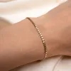 14k Gold Curb Link Bracelet sold by RG