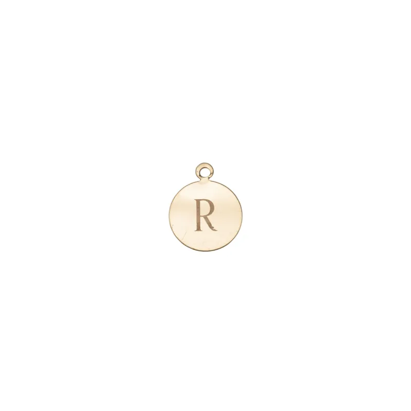Gold Circle Disc Necklace sold by RG