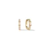 14k Baguette Diamond Huggies sold by RG