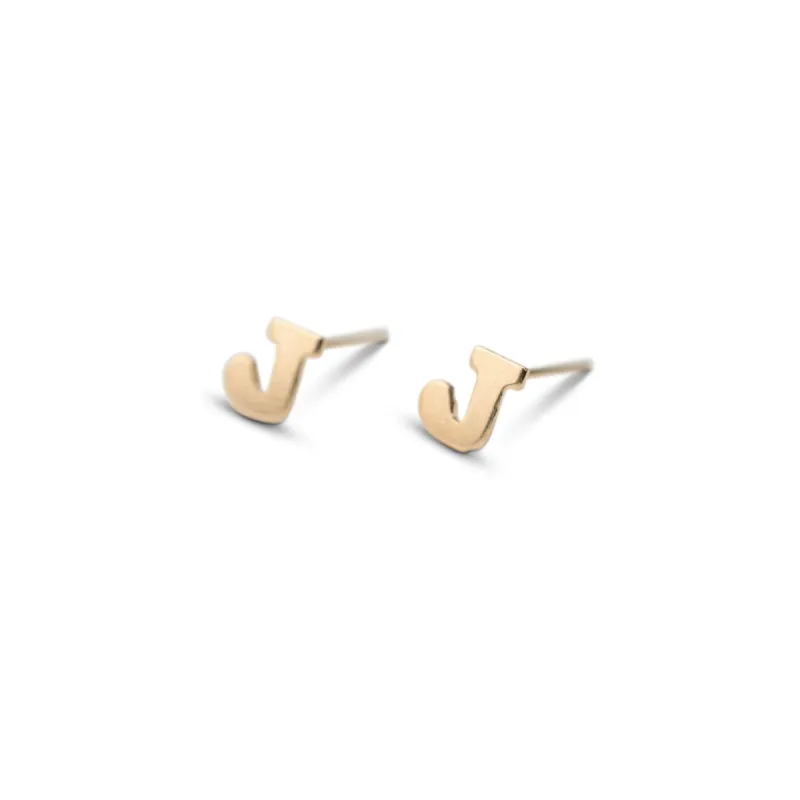 Gold Filled Alphabet Stud (Single) sold by RG