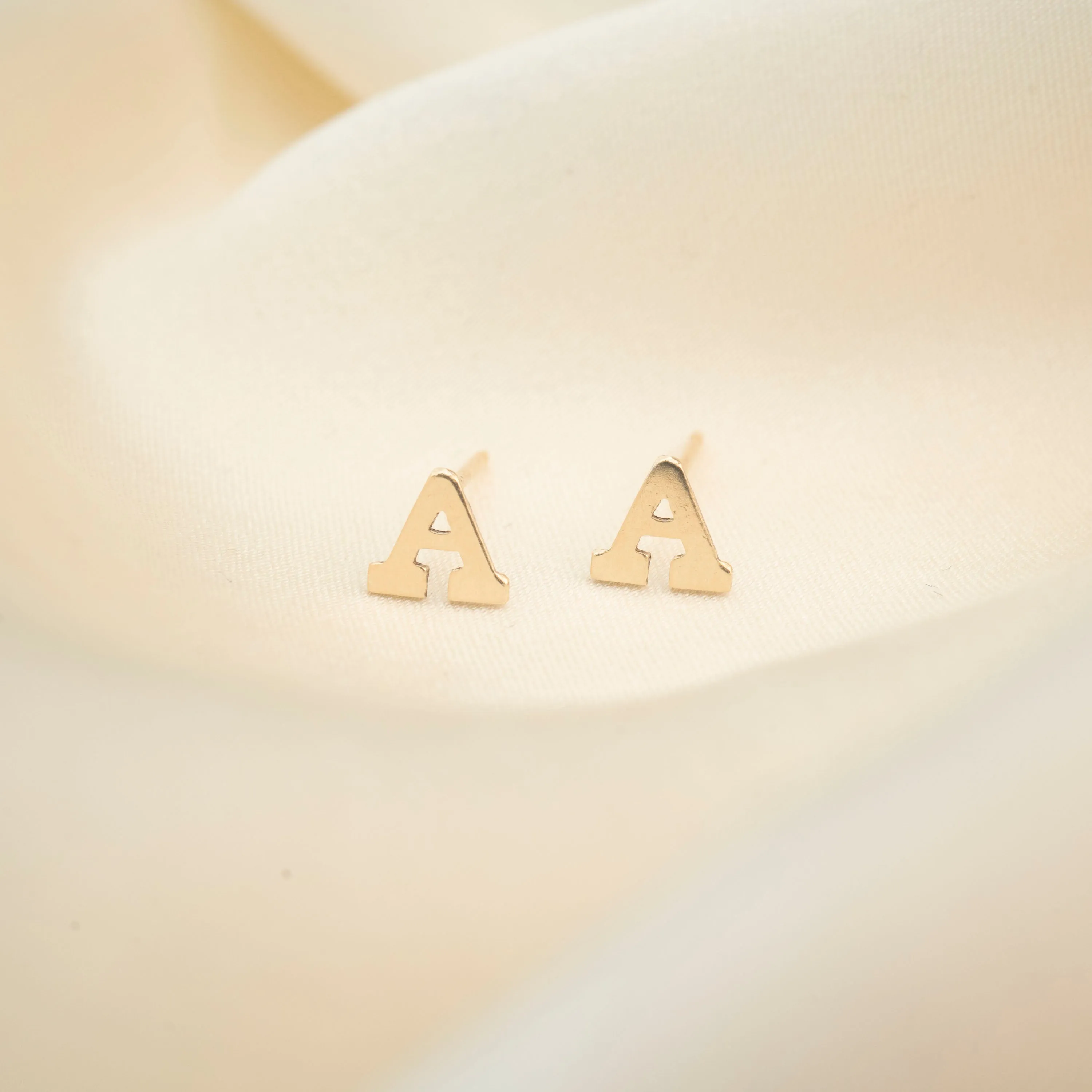 Gold Filled Alphabet Stud (Single) sold by RG product image thumbnail 3