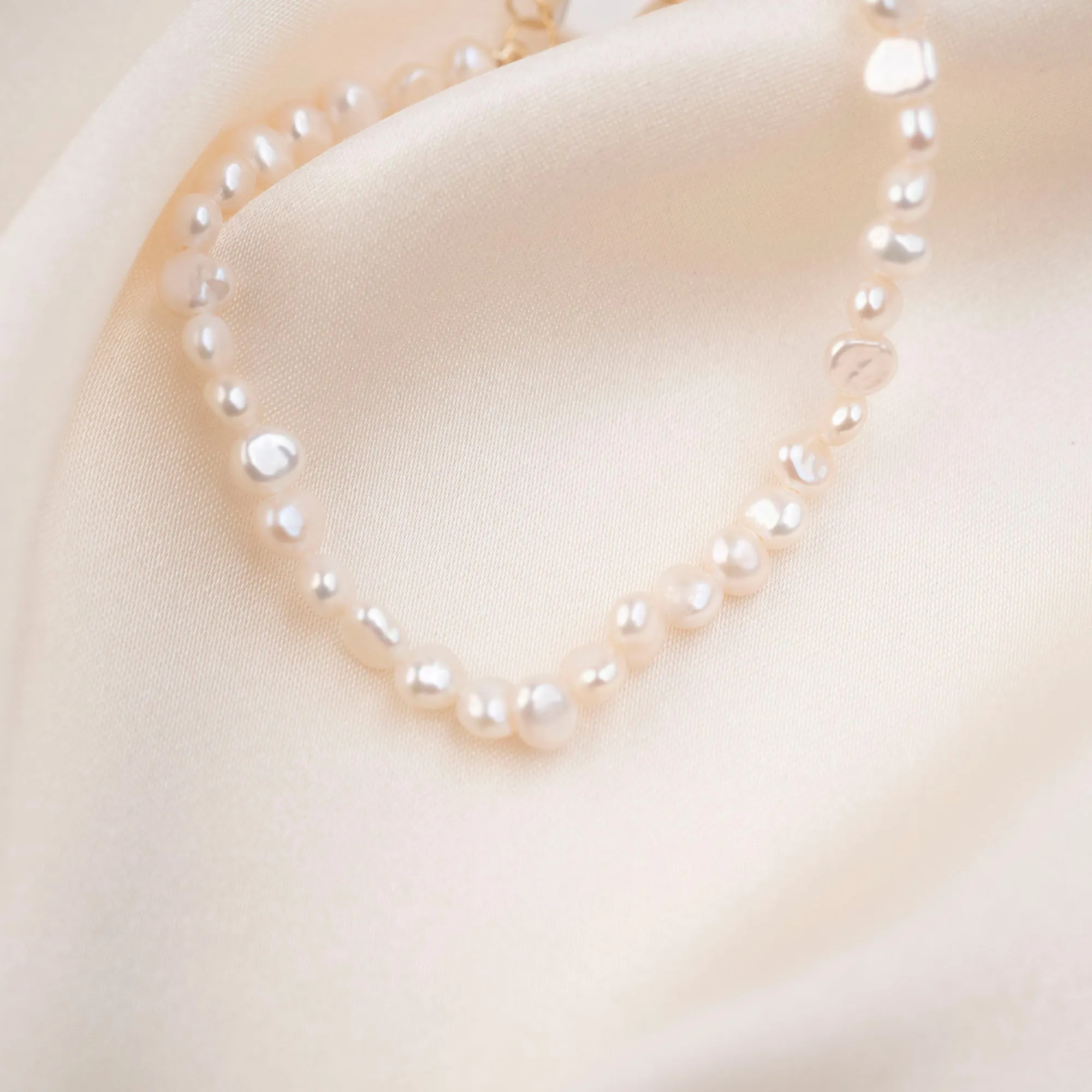 Organic Shapes Pearl Necklace sold by RG product image thumbnail 5