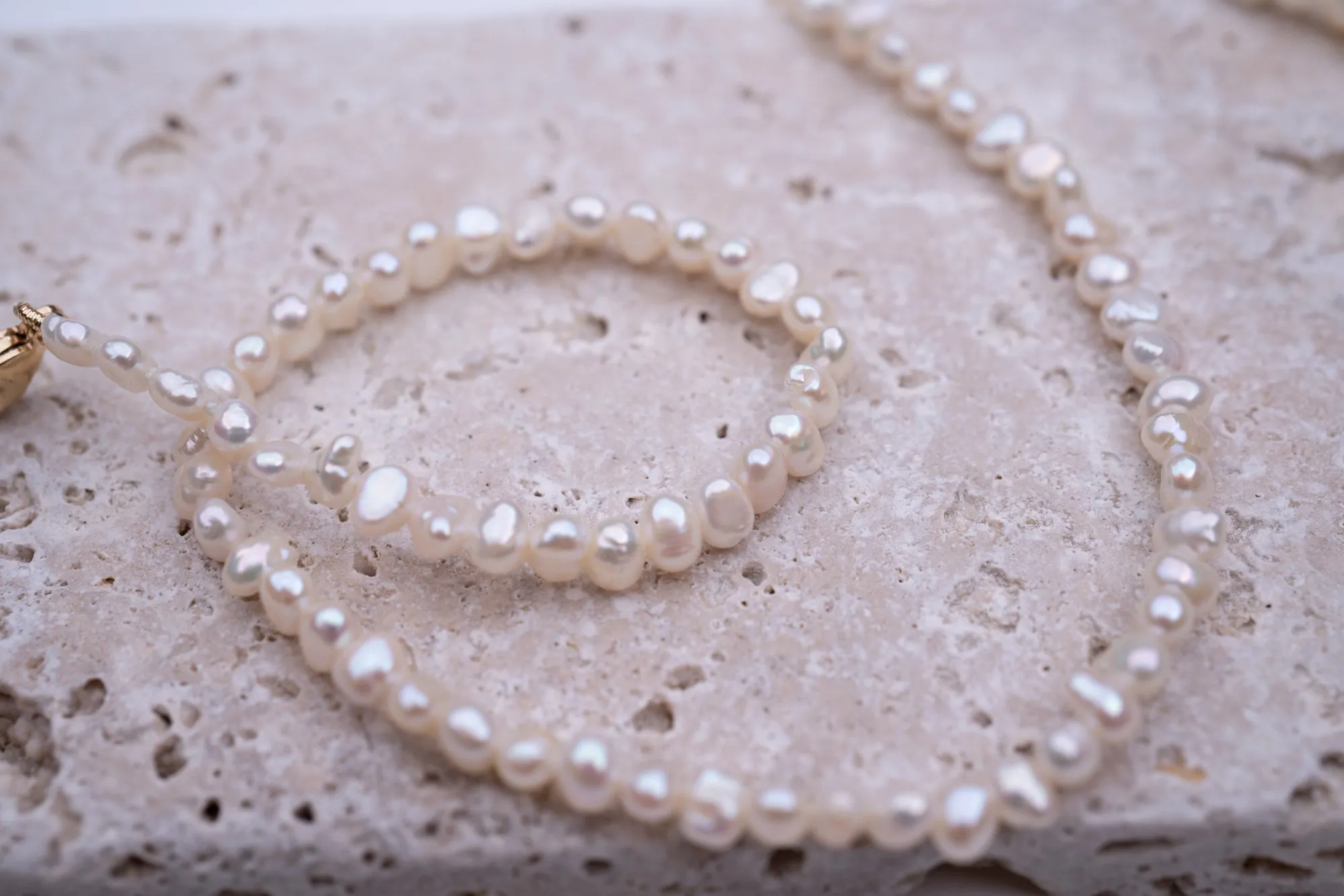 Organic Shapes Pearl Necklace sold by RG product image thumbnail 2