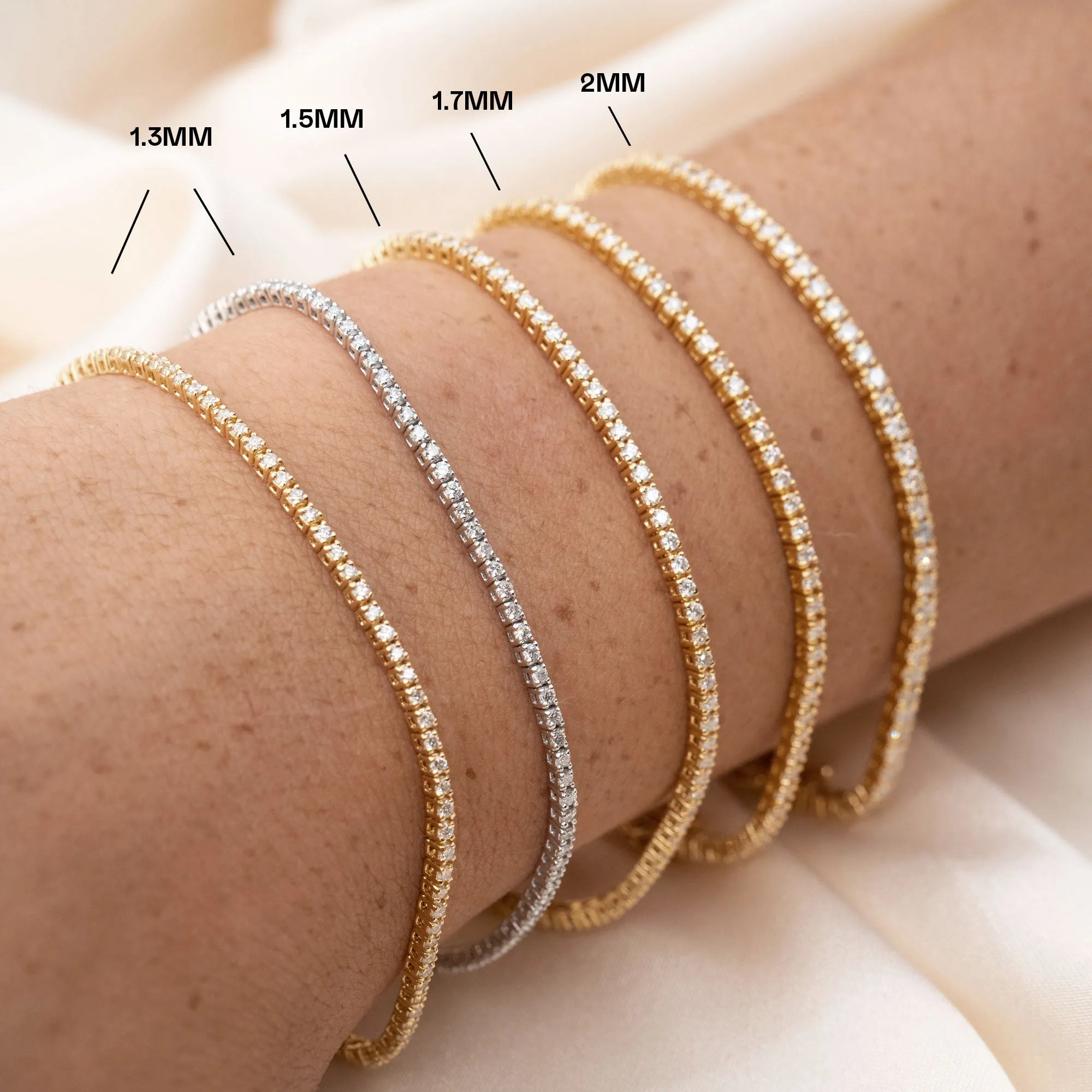 14K Tennis Bracelet | 1.5 CTW sold by RG product image thumbnail 2