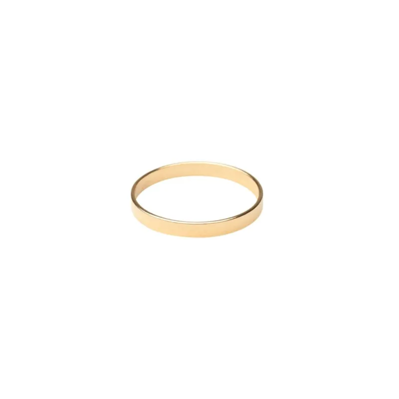 Gold Filled Flat Ring | 2.25mm sold by RG