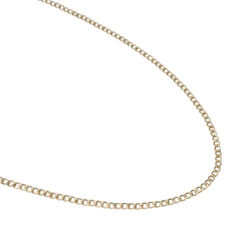 14k Curb Link Necklace sold by RG