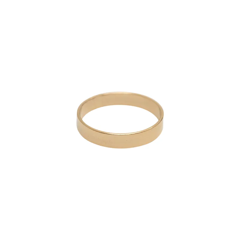 Gold Filled Flat Ring | 3.5mm sold by RG