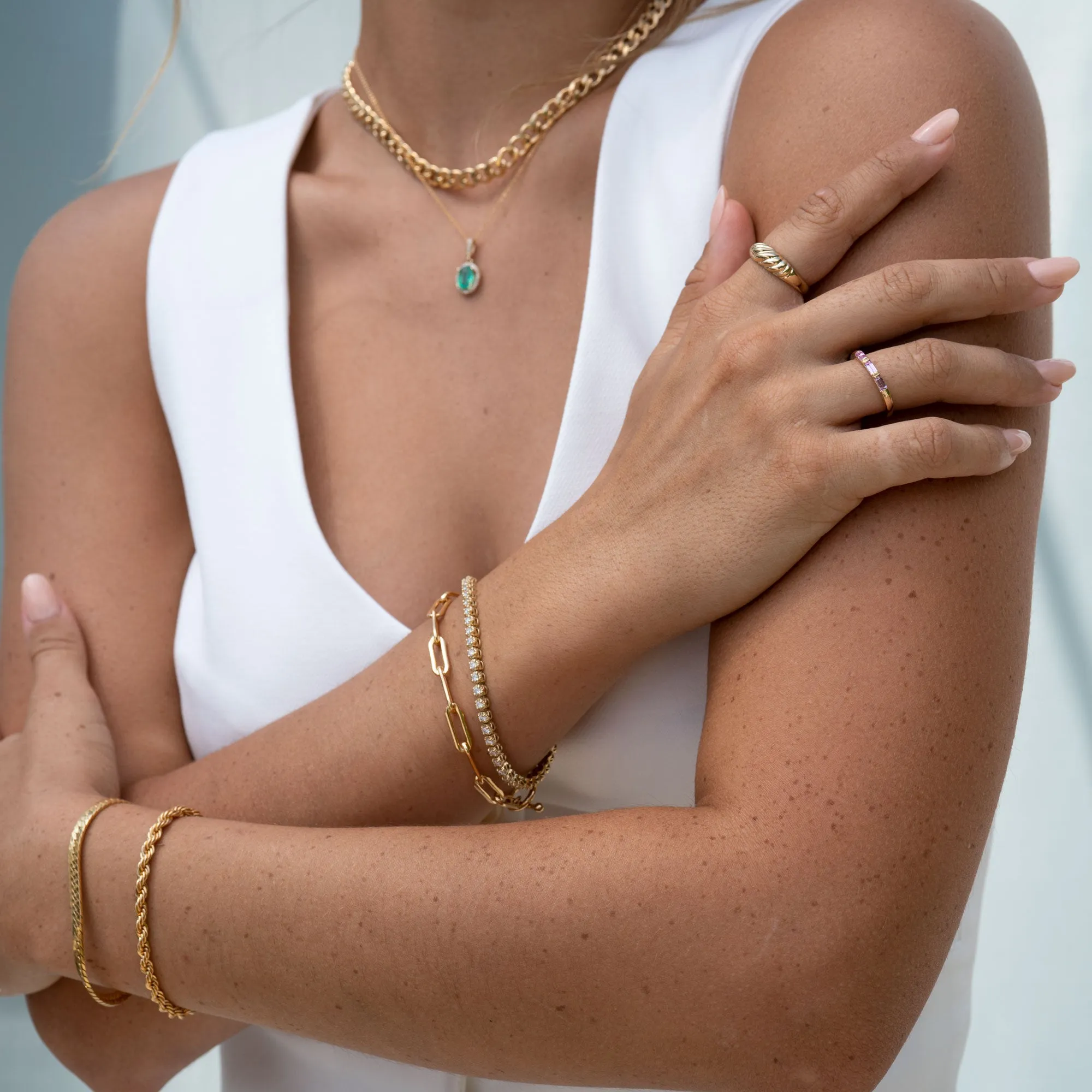 14k Tennis Bracelet | 2 CTW sold by RG product image thumbnail 2