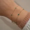 14k Emerald Yard Bracelet | .33 CTW sold by RG
