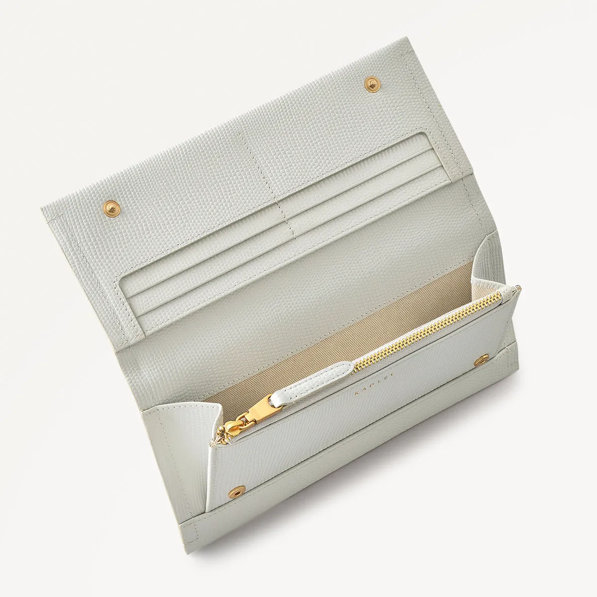 Oak Street Leather Large Flapover Wallet in Mist - 110719 sold by Radley product image thumbnail 4