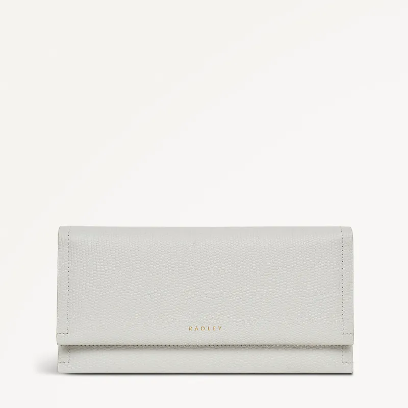 Oak Street Leather Large Flapover Wallet in Mist - 110719 sold by Radley