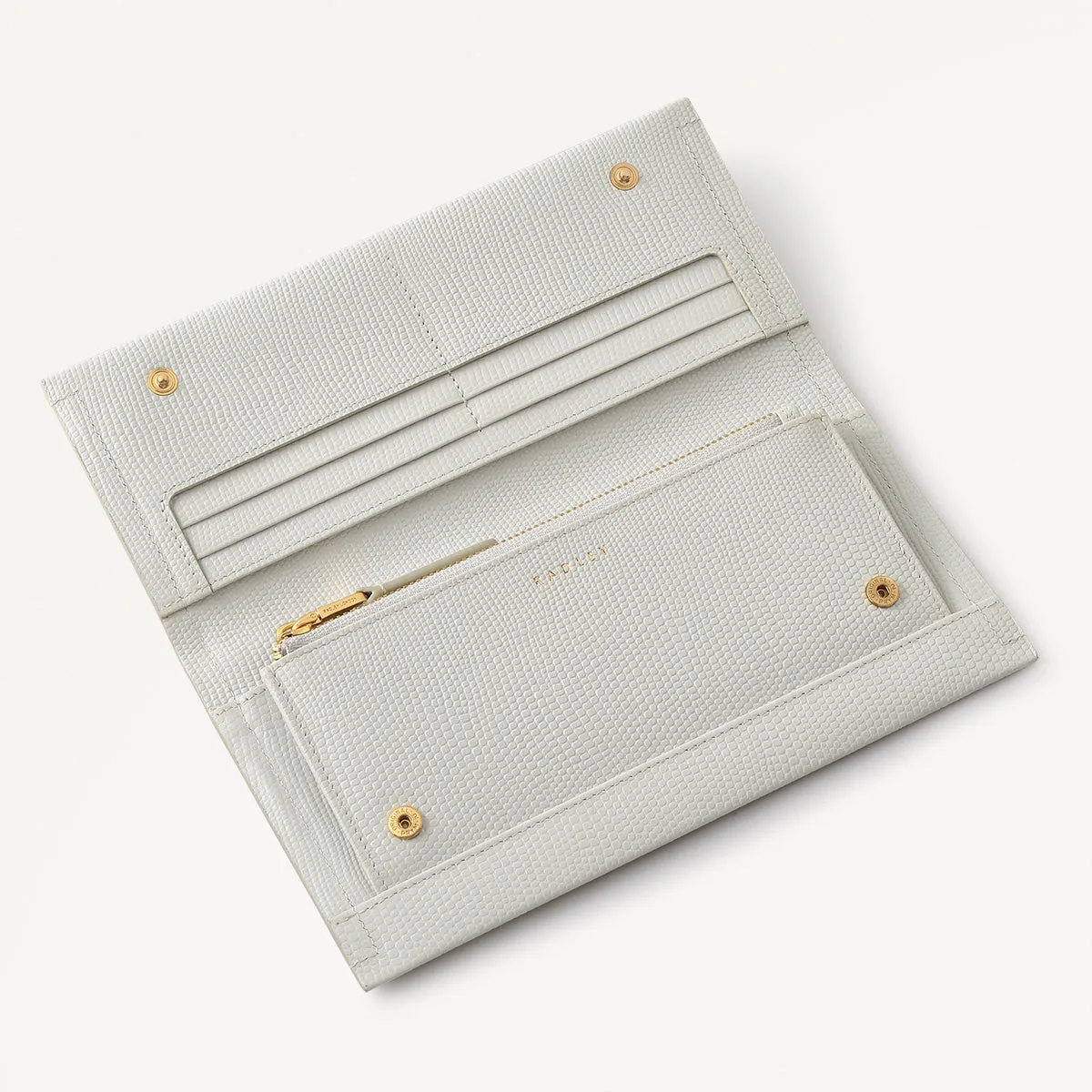 Oak Street Leather Large Flapover Wallet in Mist - 110719 sold by Radley product image thumbnail 3