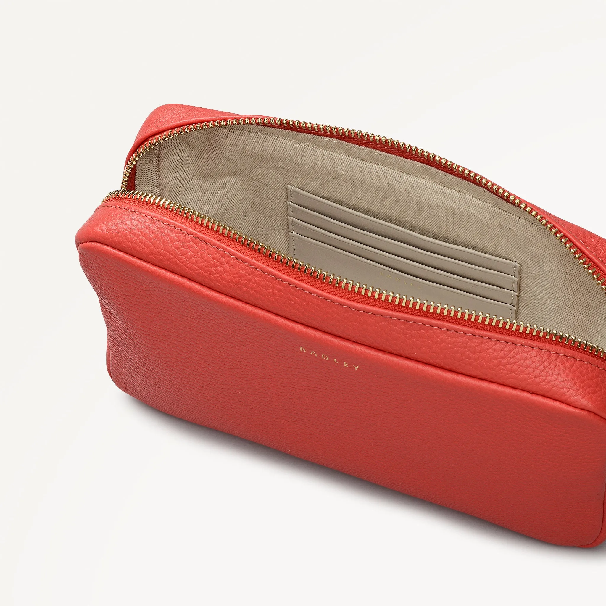 Tavistock Leather Mini Zip Around Cross Body Bag in Red - 111945 sold by Radley product image thumbnail 3