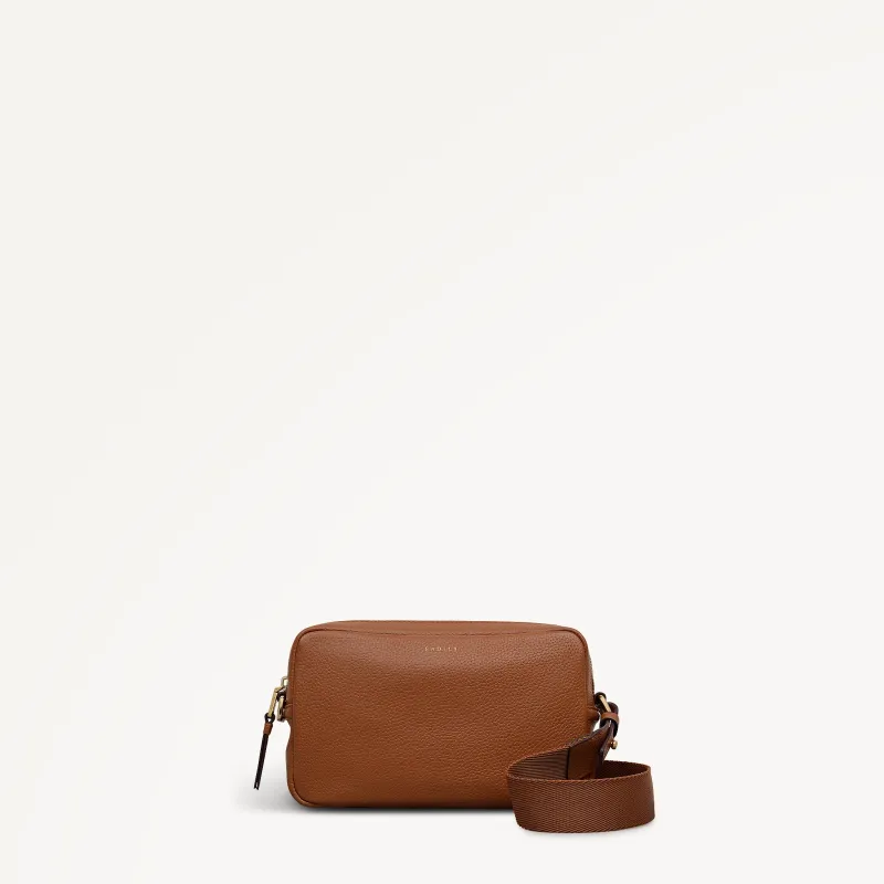 Tavistock Leather Mini Zip Around Cross Body Bag in Indus Tan - 111946 sold by Radley