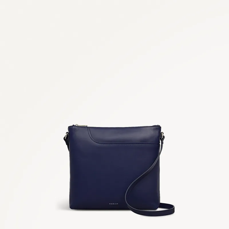Pockets Leather Large Ziptop Ns Cross Body Bag in Evenfall - 112151 sold by Radley