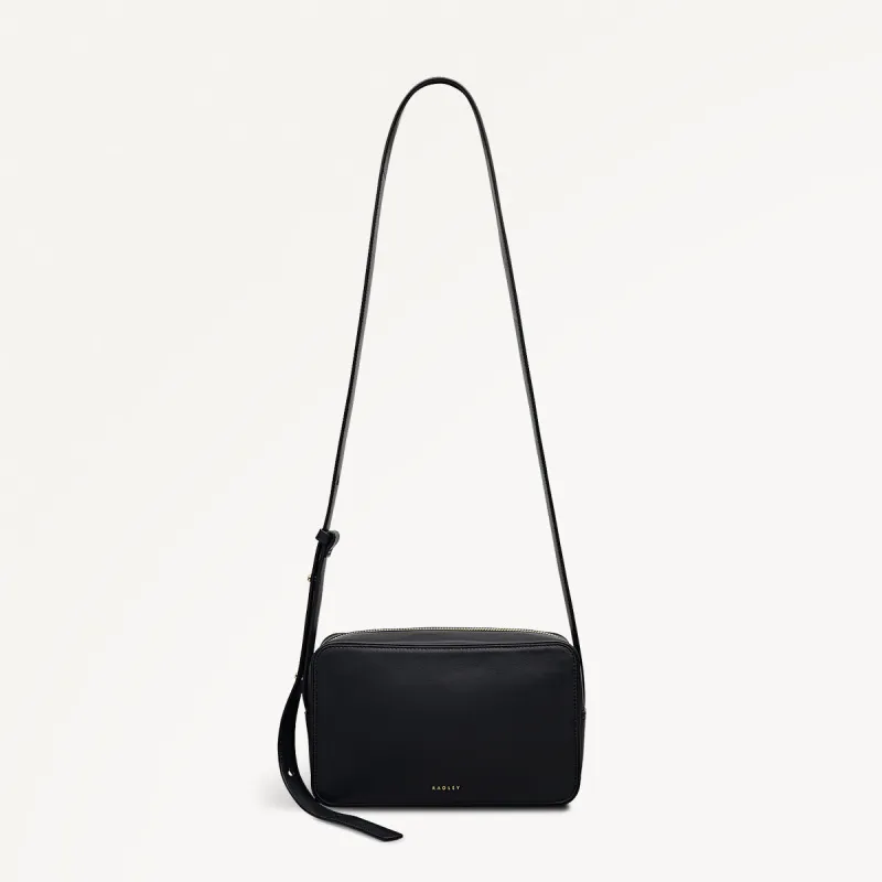 Duchess Close Leather Small Ziptop Cross Body Bag in Black - 112175 sold by Radley
