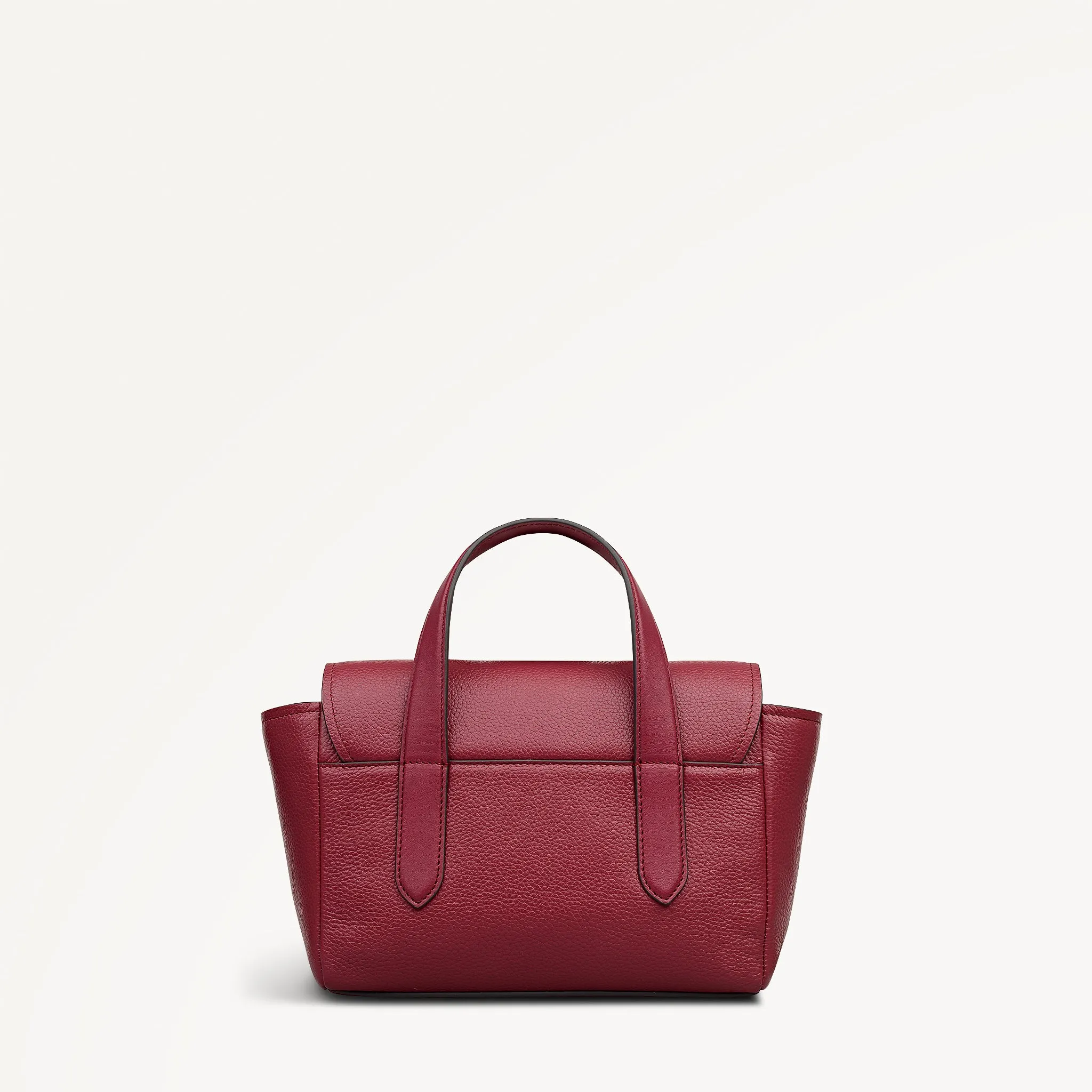 Mayfair Lane Leather Small Flapover Grab Bag in Carmine - 112599 sold by Radley product image thumbnail 2