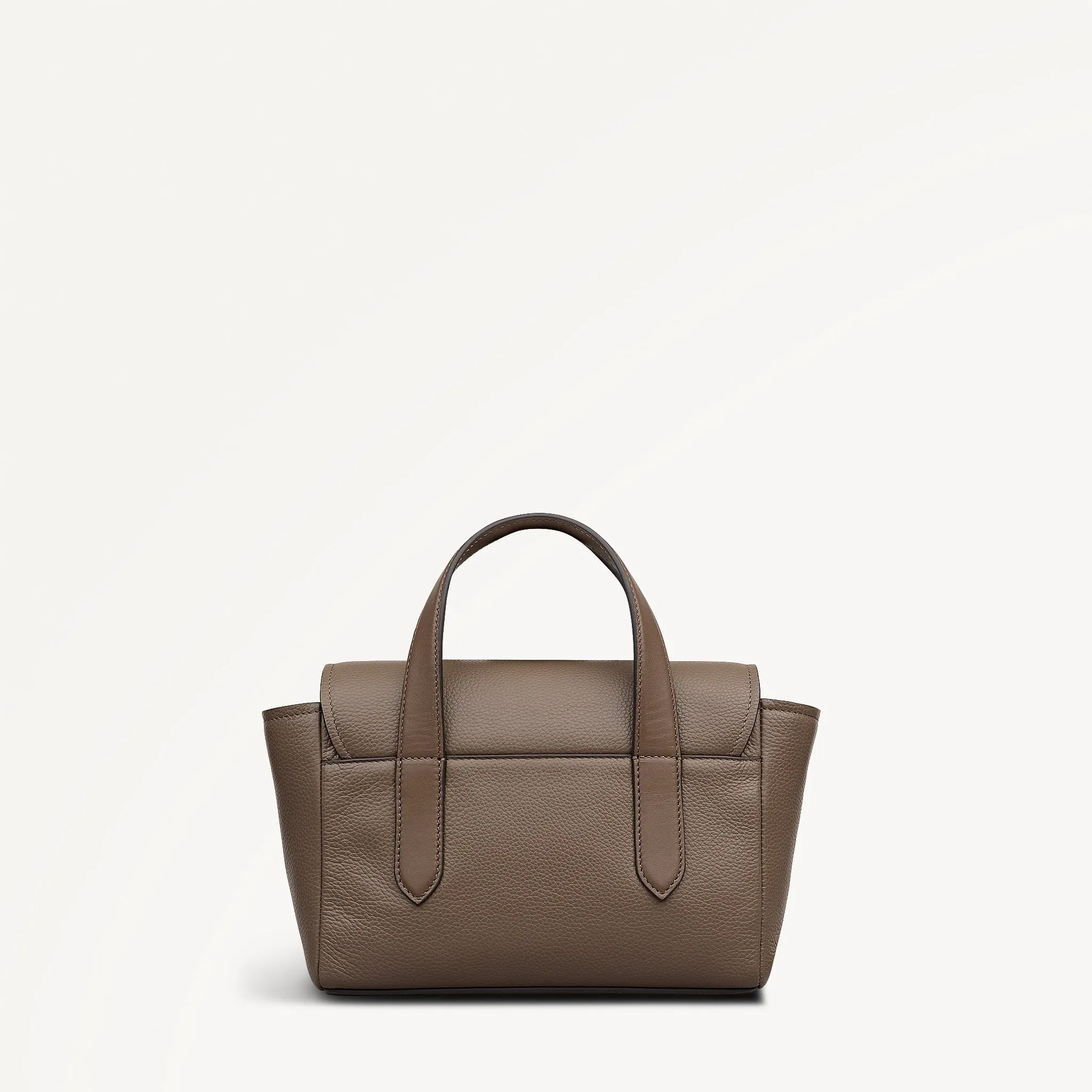 Mayfair Lane Leather Small Flapover Grab Bag in Coffee - 112597 sold by Radley product image thumbnail 2