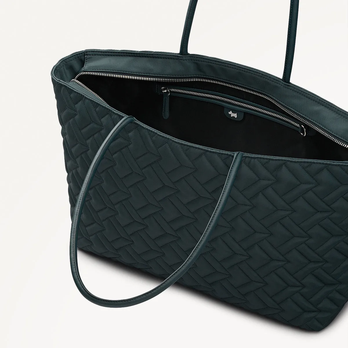 Holland Park Fabric Large Ziptop Tote Bag in Teal - 112215 sold by Radley product image thumbnail 4