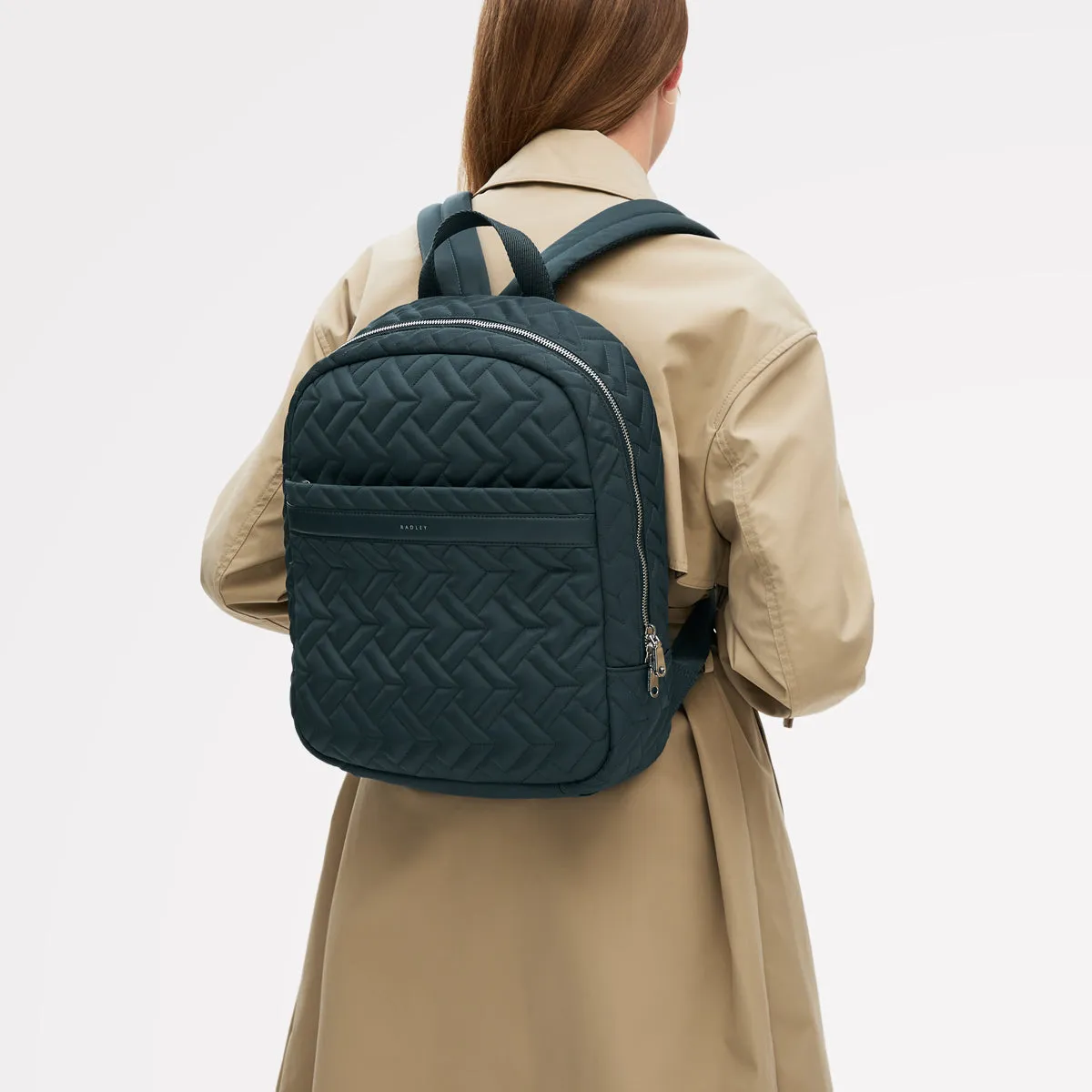 Holland Park Fabric Medium Zip Around Backpack in Teal - 112214 sold by Radley product image thumbnail 2