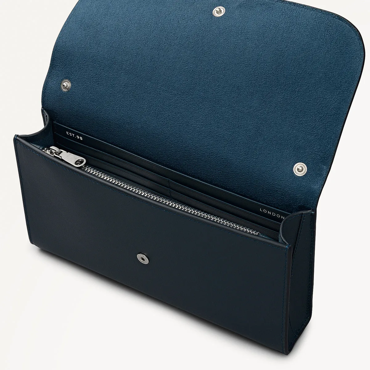 The Rathbone Leather Micro Flapover Cross Body Bag in Teal - 112206 sold by Radley product image thumbnail 4