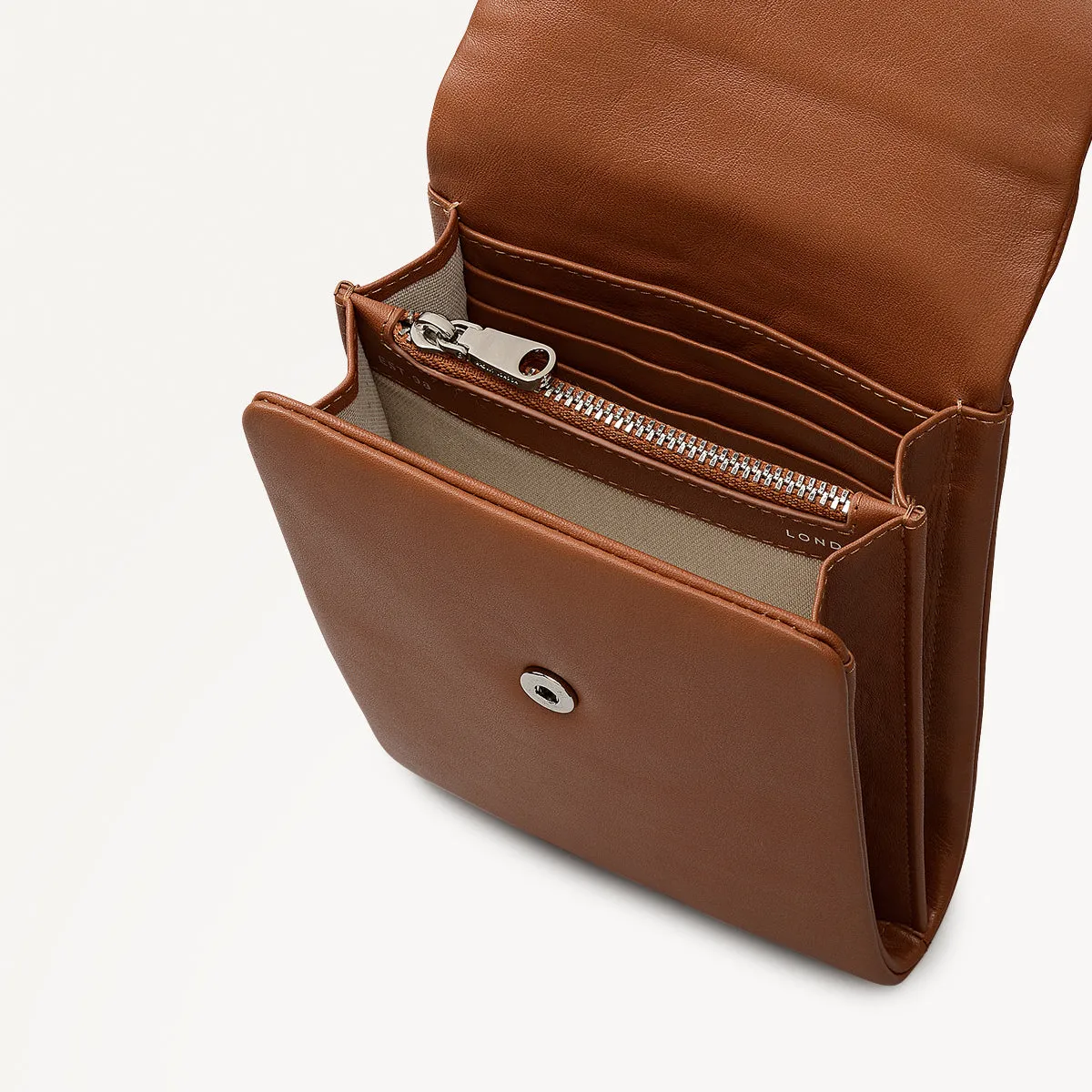 Mallow Street Leather Medium Phone Cross Body Bag in Toffee - 112209 sold by Radley product image thumbnail 4