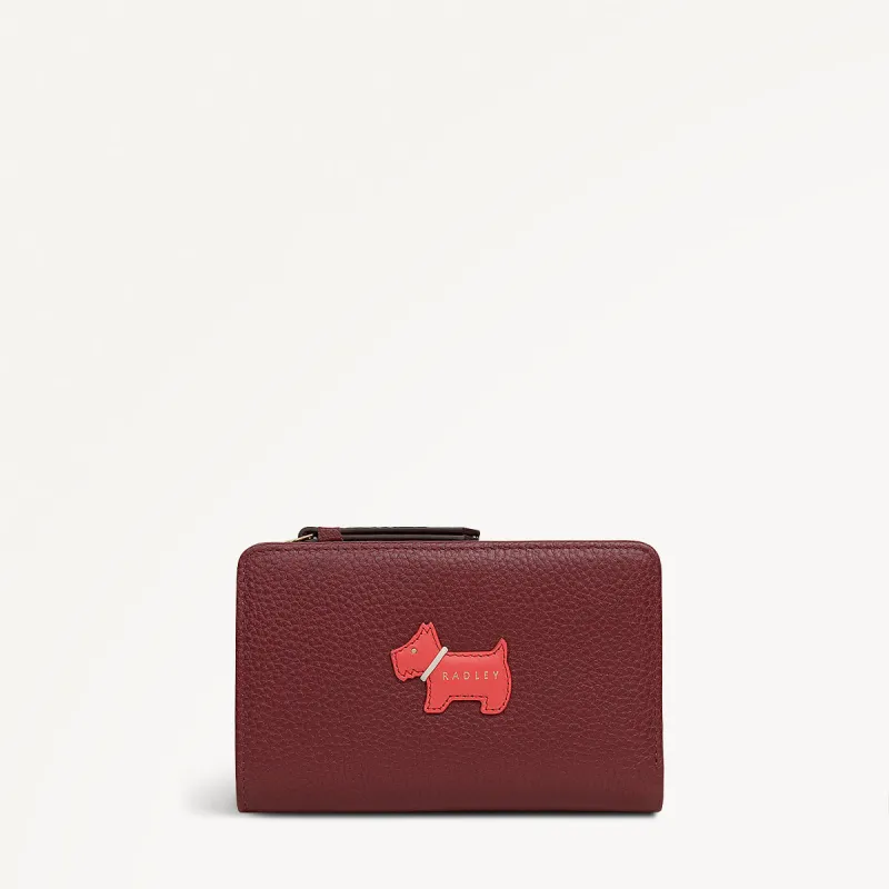 Loyal Radley Leather Medium Bifold Wallet in Merlot - 111983 sold by Radley