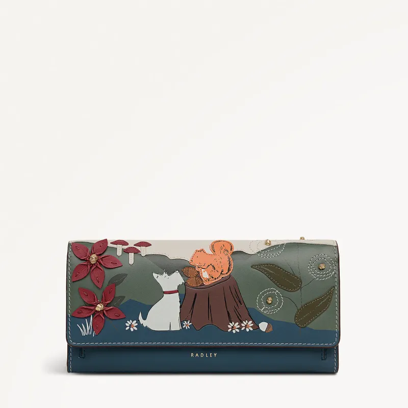 Autumn Leaves Large Flapover Wallet - RSE16701 made by Radley