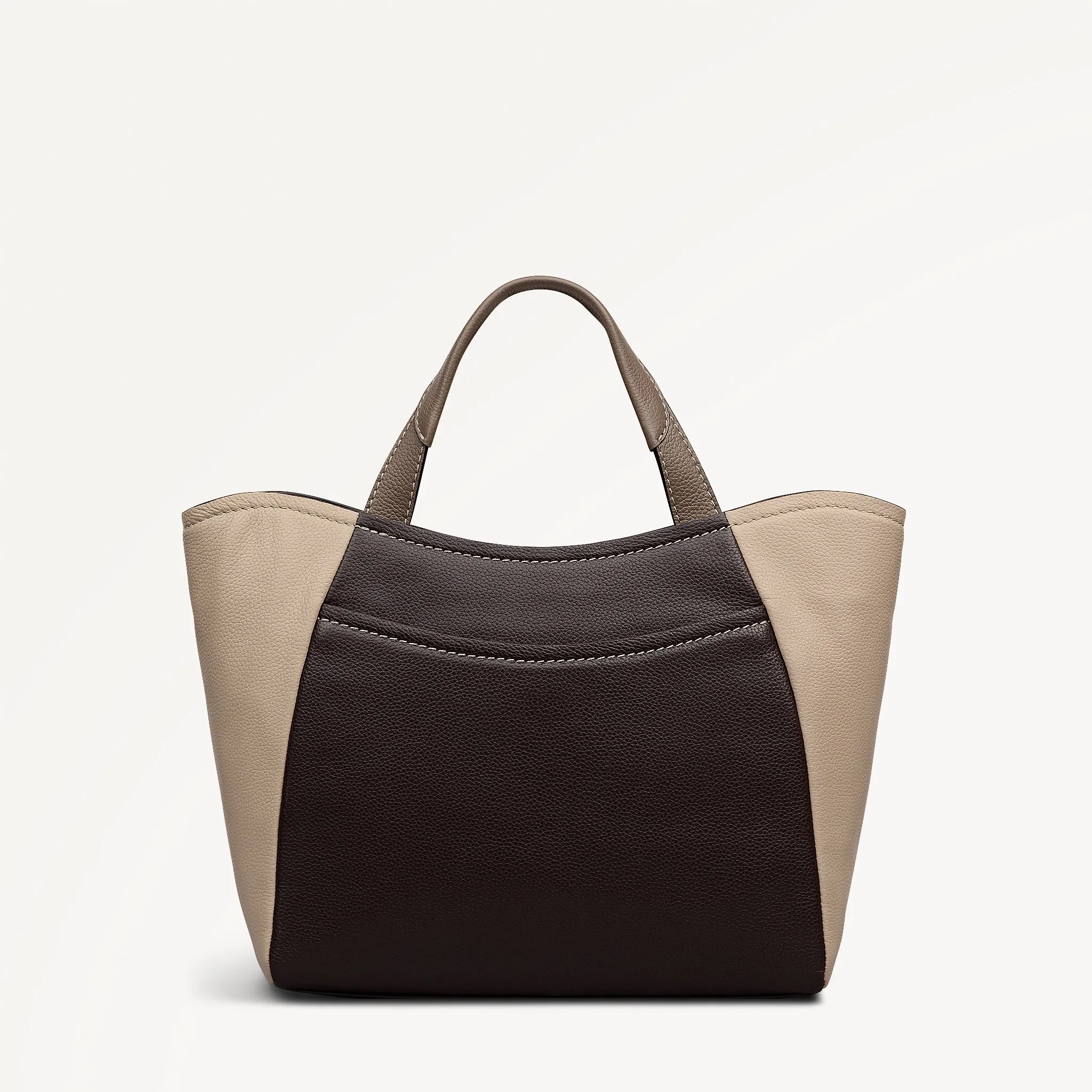 Muswell Lane Leather Medium Ziptop Grab Bag in Dark Oak - 112664 sold by Radley product image thumbnail 2
