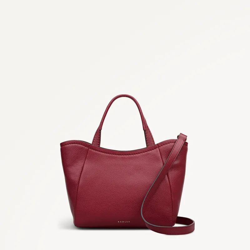Muswell Lane Leather Small Ziptop Grab Bag in Carmine - 112663 sold by Radley