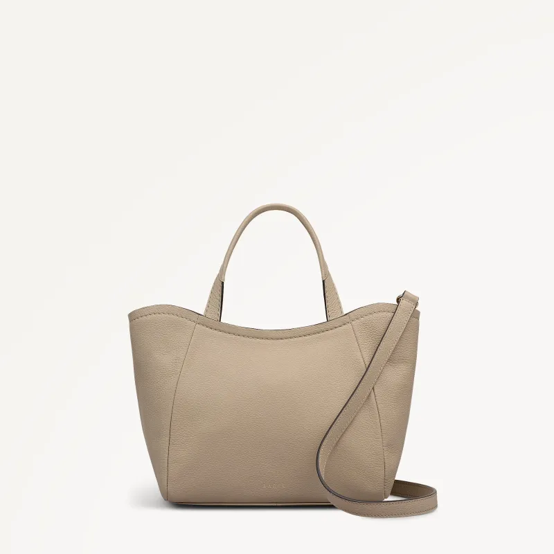 Muswell Lane Leather Small Ziptop Grab Bag in Porcini - 112662 sold by Radley