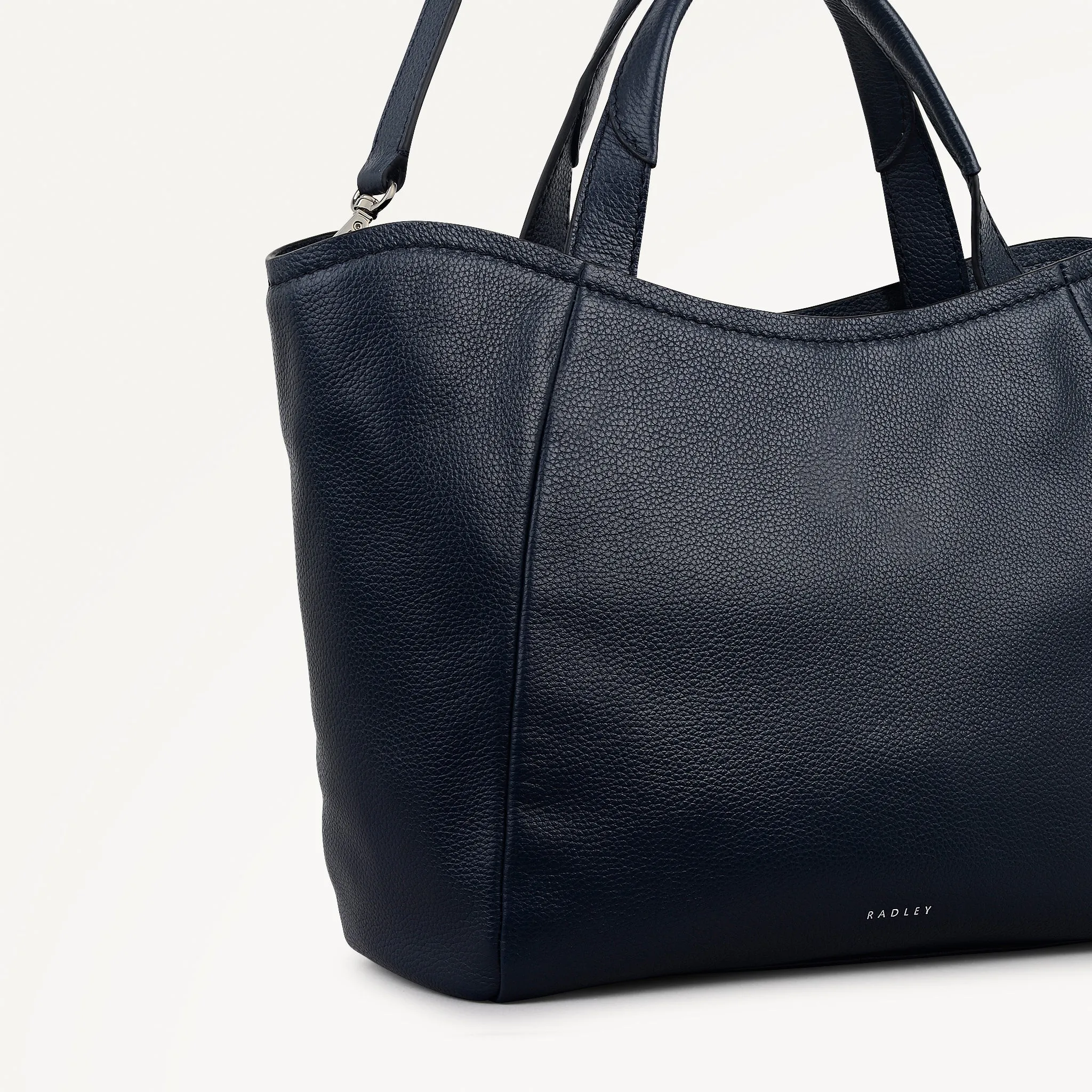 Muswell Lane Leather Medium Ziptop Grab Bag in Ink - 112659 sold by Radley product image thumbnail 4