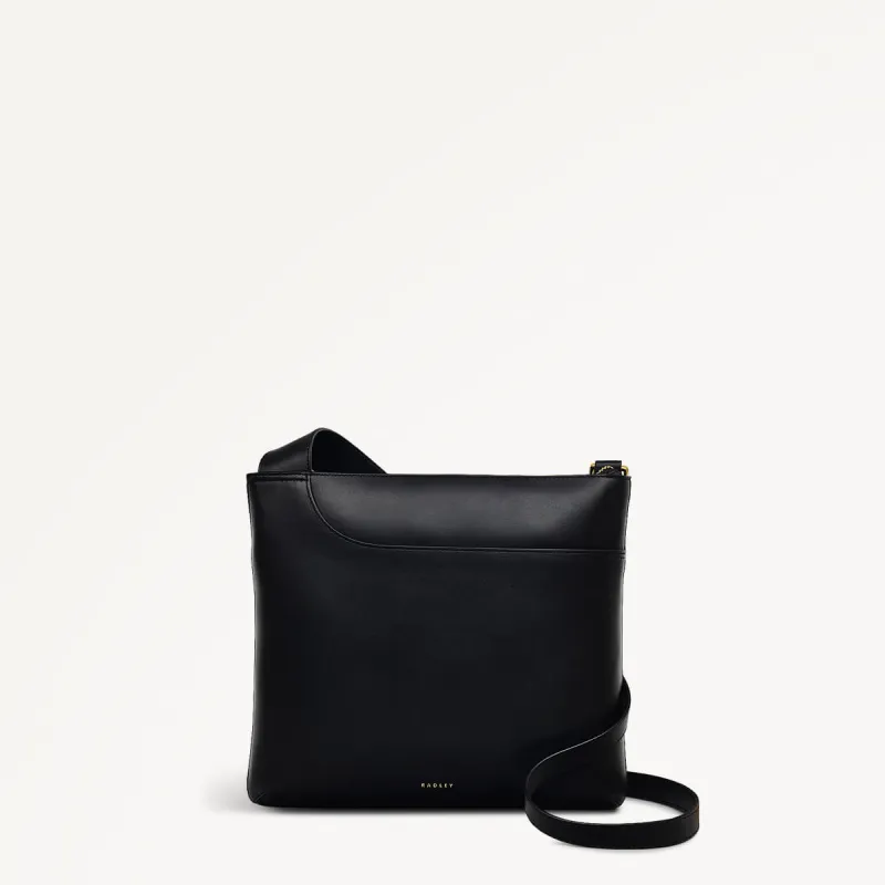 Pockets Leather Large Ziptop Cross Body Bag in Black - 110620 sold by Radley