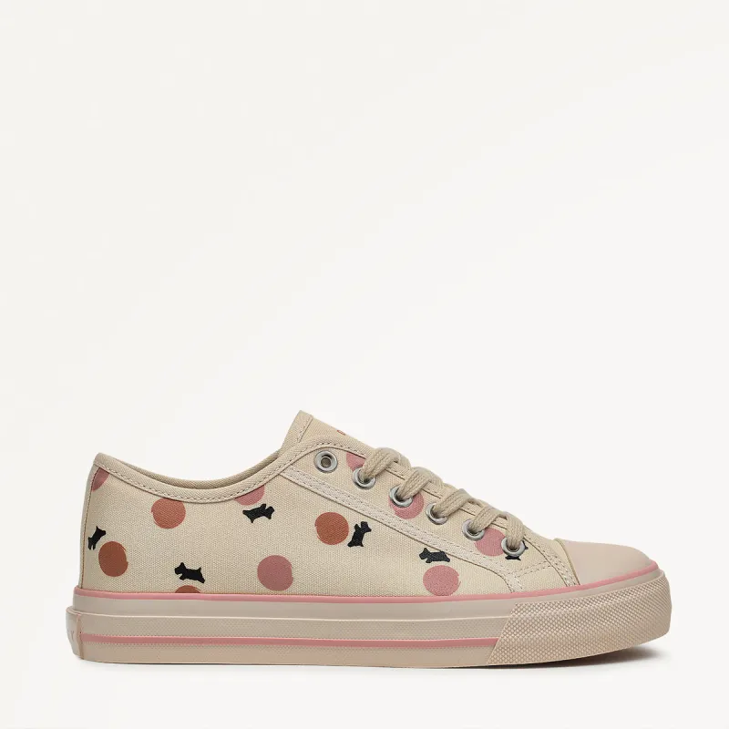 Canvas Lo Canvas Spot Trainer In Chalk - 110985 sold by Radley