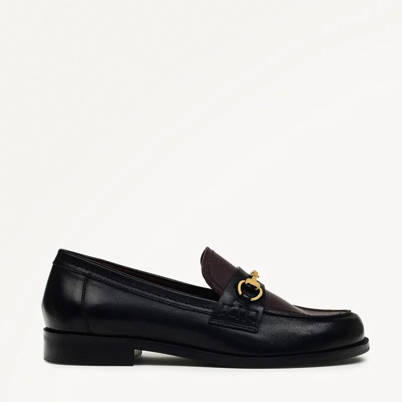 BURLINGTON ROW SADDLE LOAFER DARK CHERRY sold by Radley
