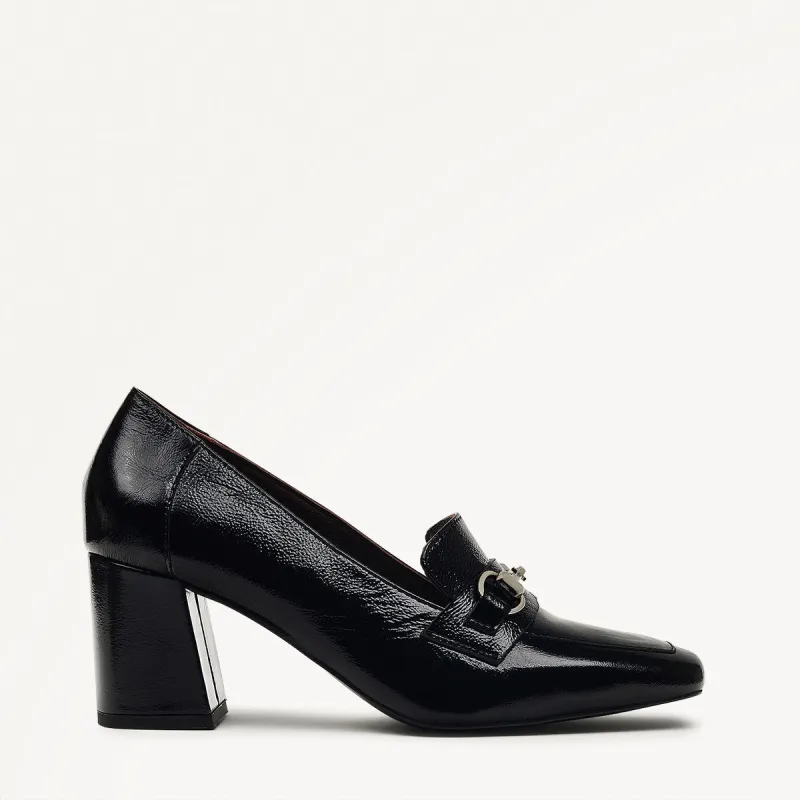Burlington Mews Heeled Saddle Loafer Black - 110972 sold by Radley