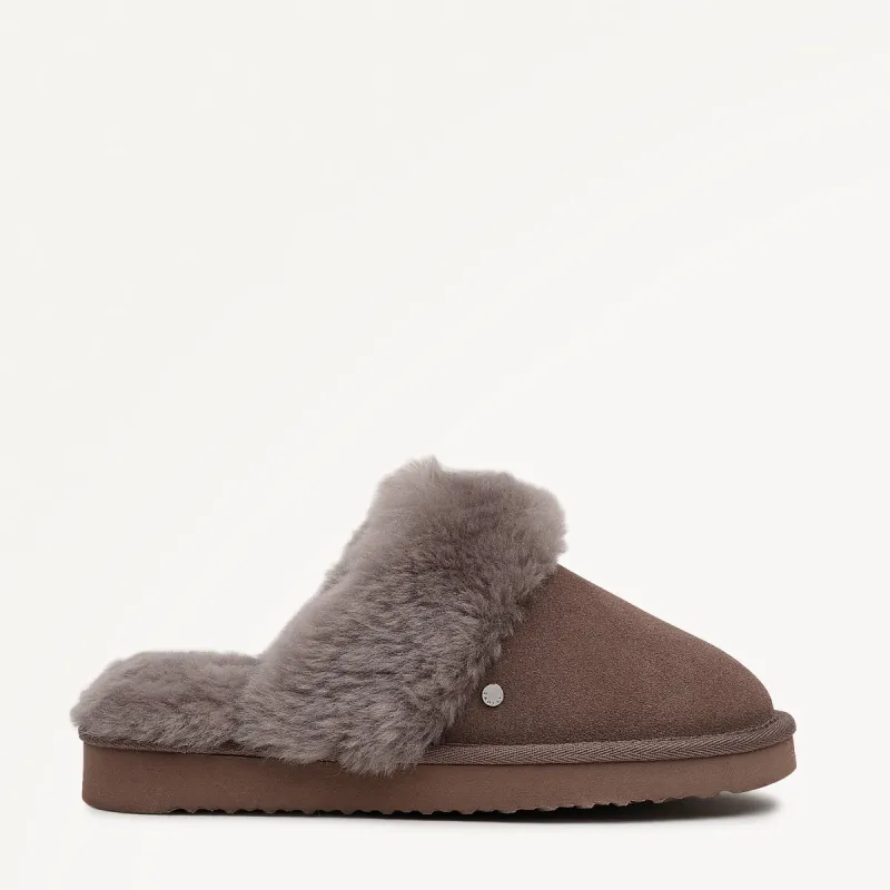 Maple Lane Classic Shearling Cuff Mule Mink - 112565 sold by Radley