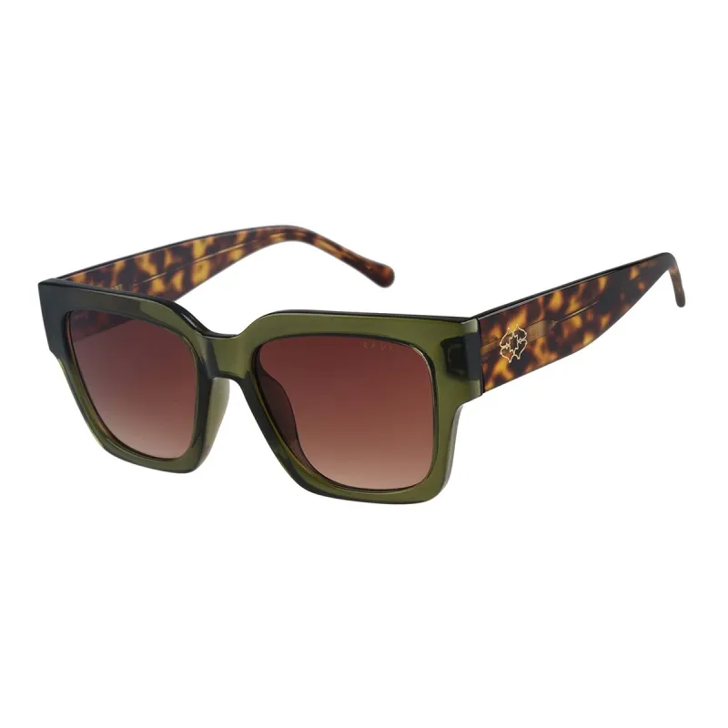 MARWOOD OVERSIZED SQUARE EYED SUNGLASS KHAKI sold by Radley